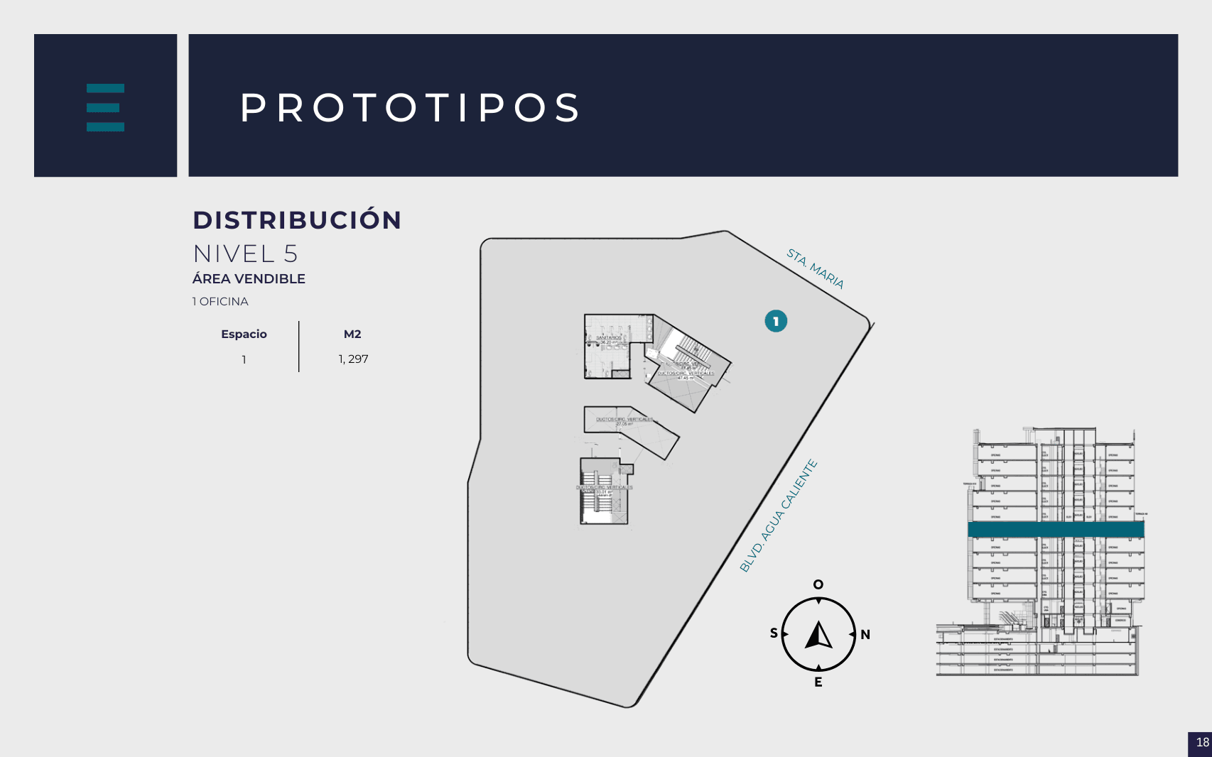 Oficinas en Venta - Torre Eugenia Blvd. Agua Caliente - Foto 14 de 17